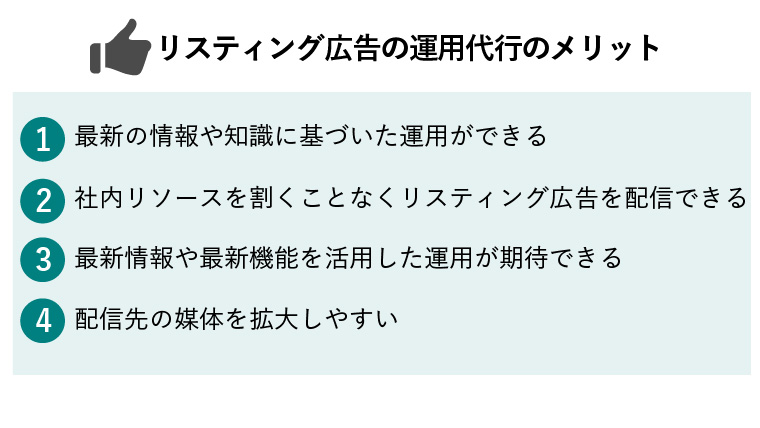 リスティング広告　運用代行