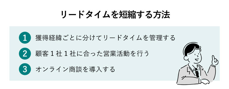 リード タイム と は 営業